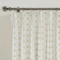 Stefana Silber Print Linen Blend Curtain Drapery Pleated?-TWOPAGES