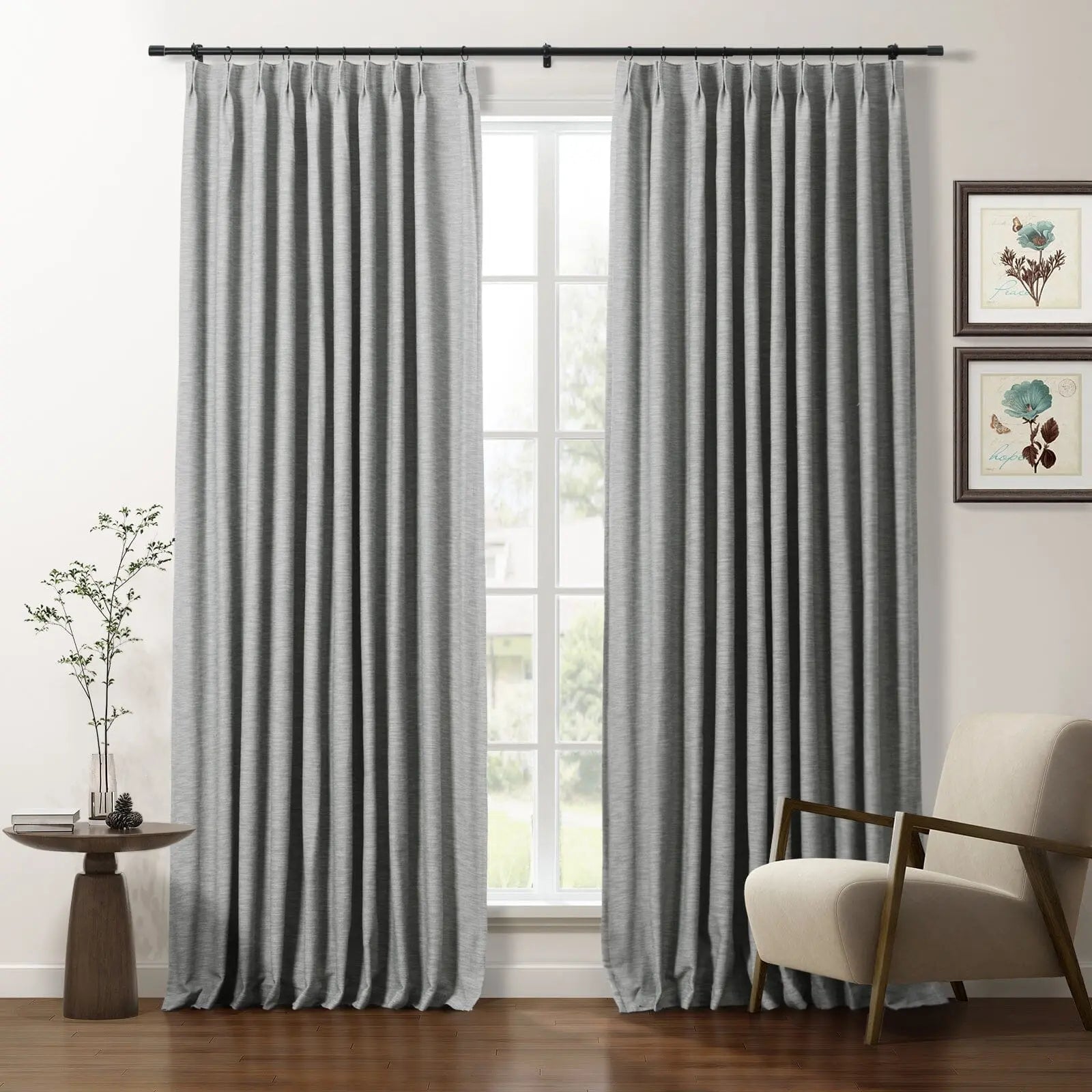 Cotton Blend Drapery Pleated | Cloe TWOPAGES