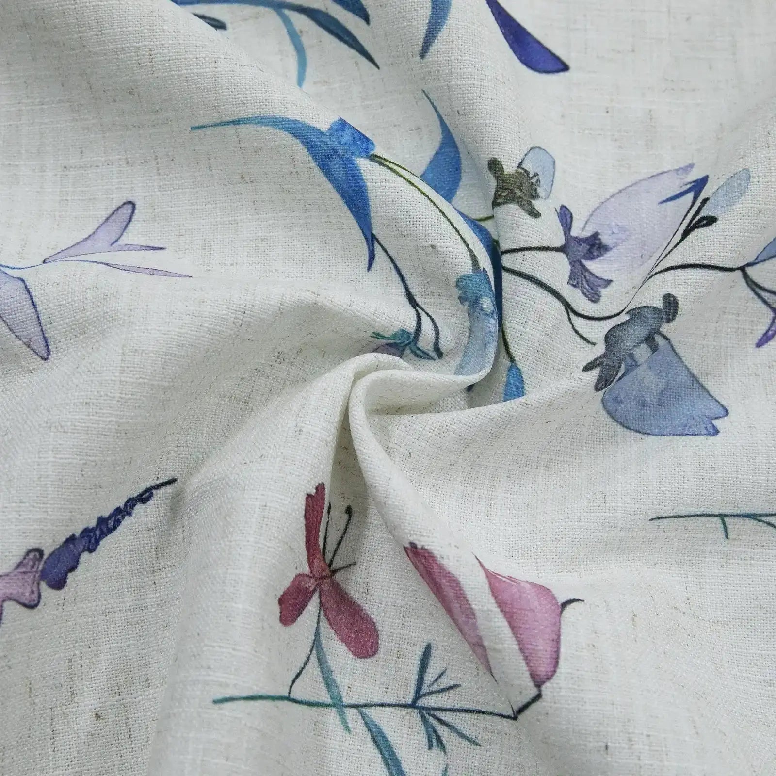 Holly Country Floral Drapery Pleated (102 inches Length Limit)?-TWOPAGES