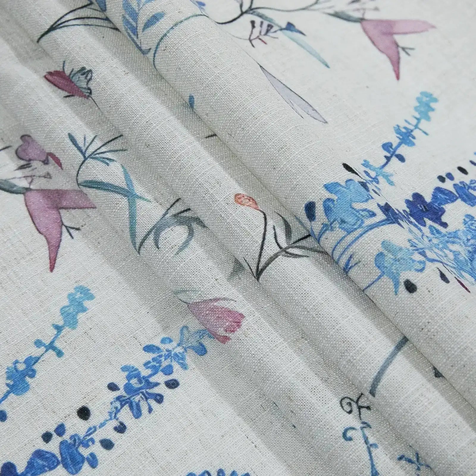 Holly Country Floral Drapery Pleated (102 inches Length Limit)?-TWOPAGES