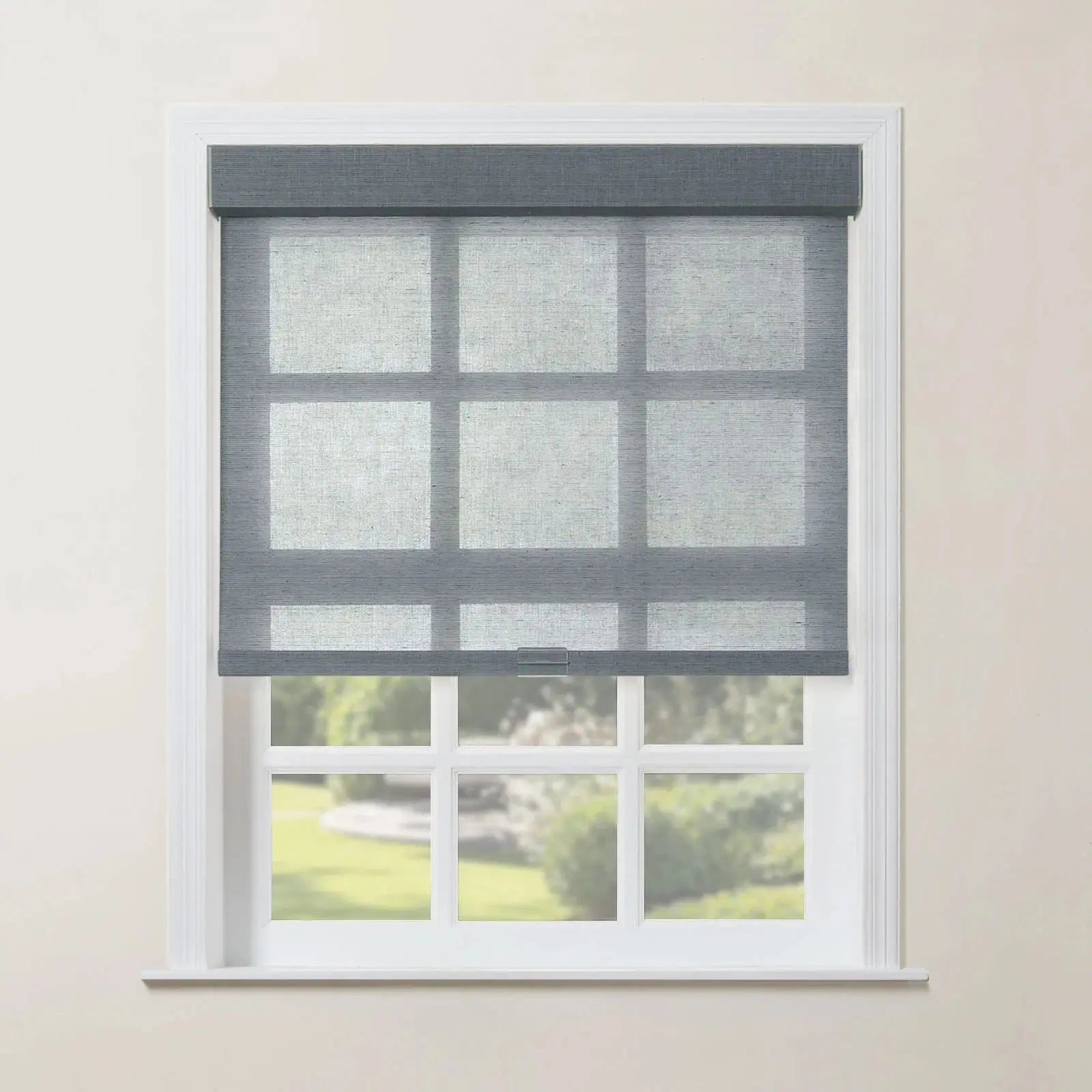 Rae Natural Jute Woven Wood Roller Blinds Cordless-?-TWOPAGES