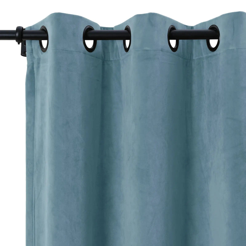 TWOPAGES Birkin Velvet Curtain Grommet- -TWOPAGES