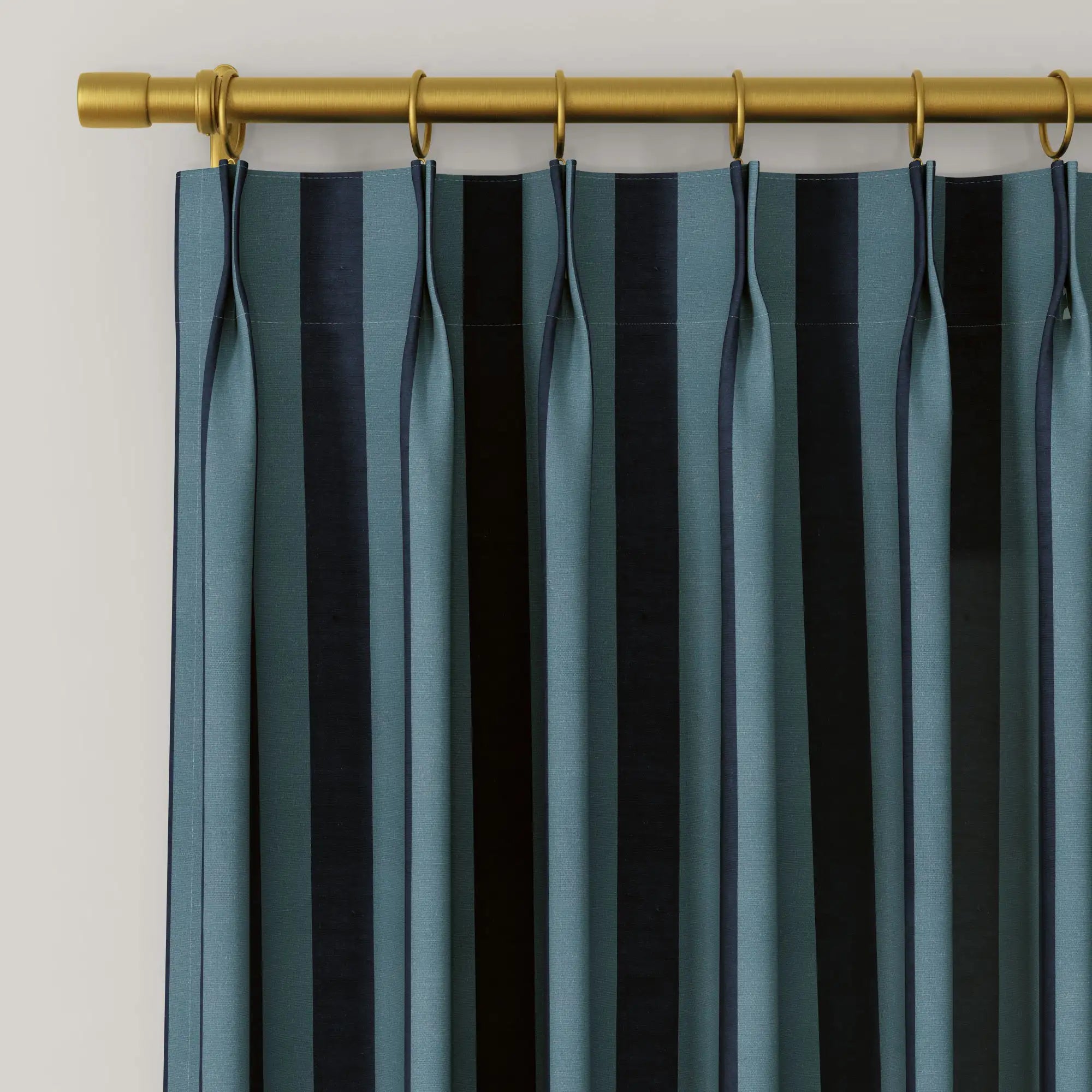 MS. MAVERICK MUSE x TWOPAGES Pastoral Printed Linen Cotton Pleated Curtains