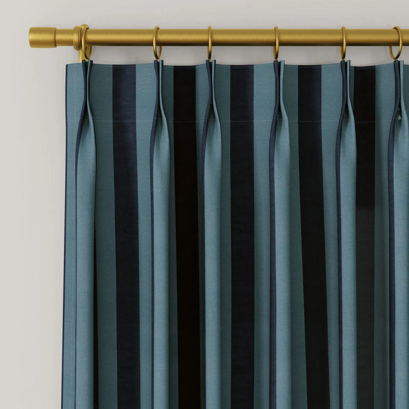MS. MAVERICK MUSE x TWOPAGES Pastoral Printed Linen Cotton Pleated Curtains