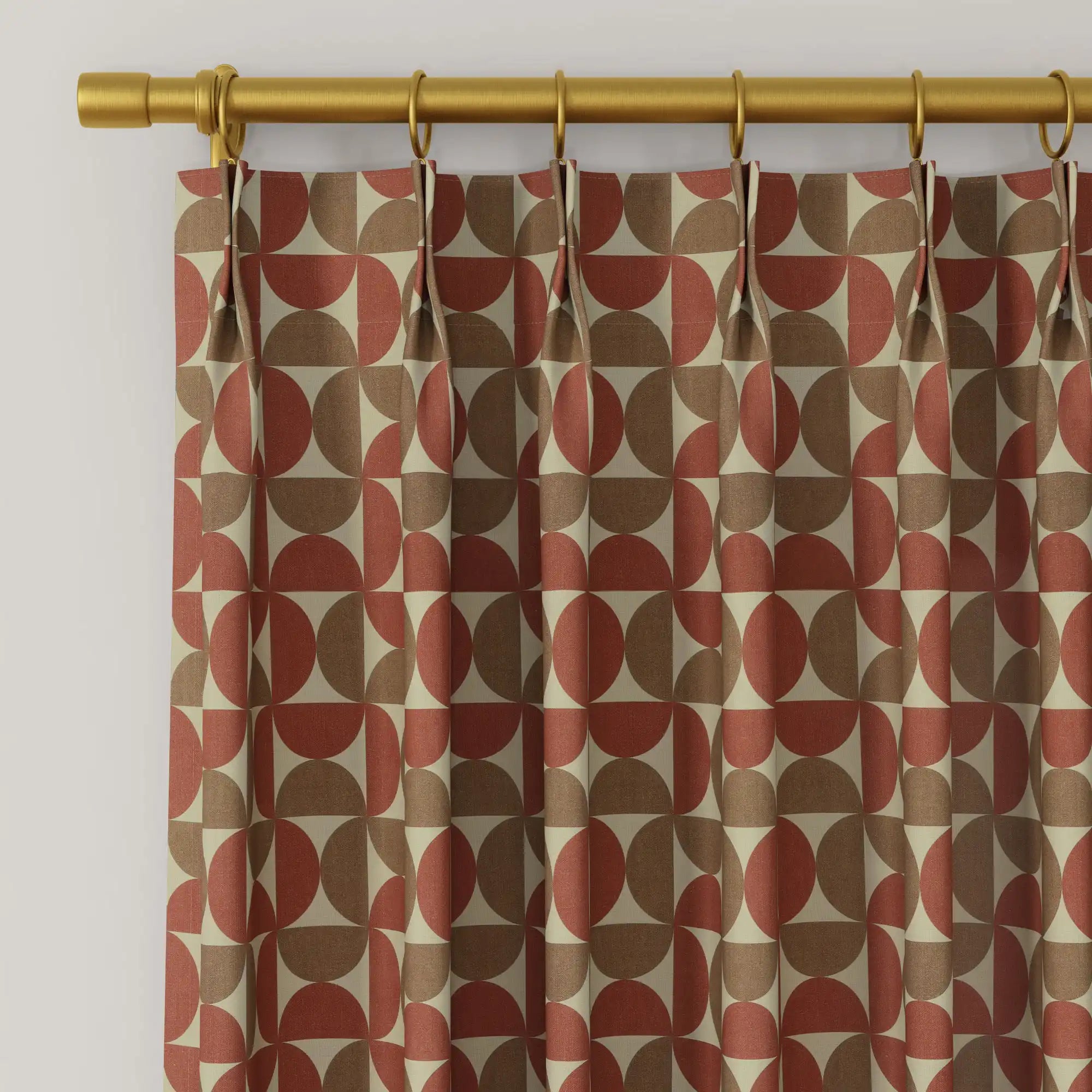 MS. MAVERICK MUSE x TWOPAGES Pastoral Printed Linen Cotton Pleated Curtains