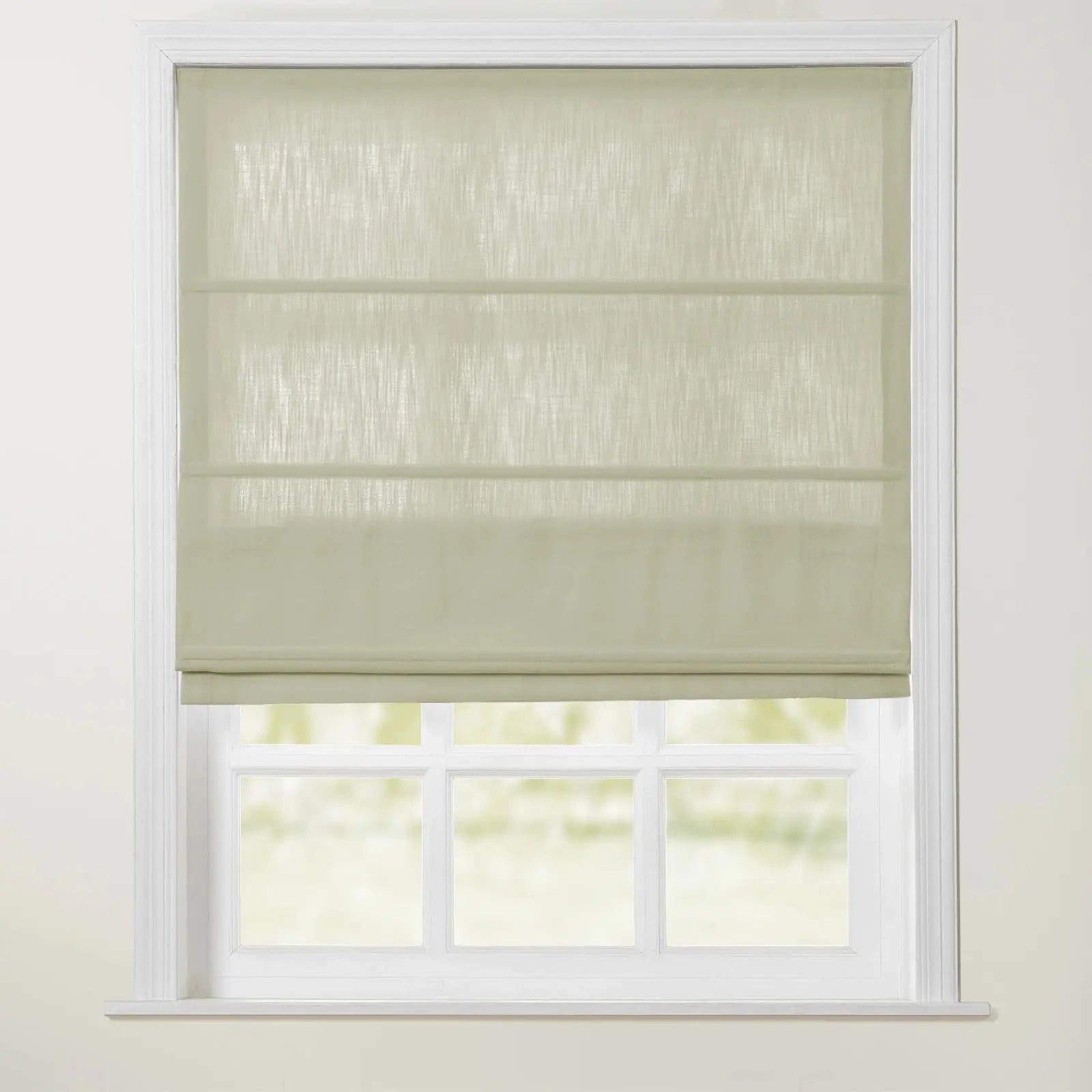 Isabella Cotton Roman Shade Cord Lift- -TWOPAGES