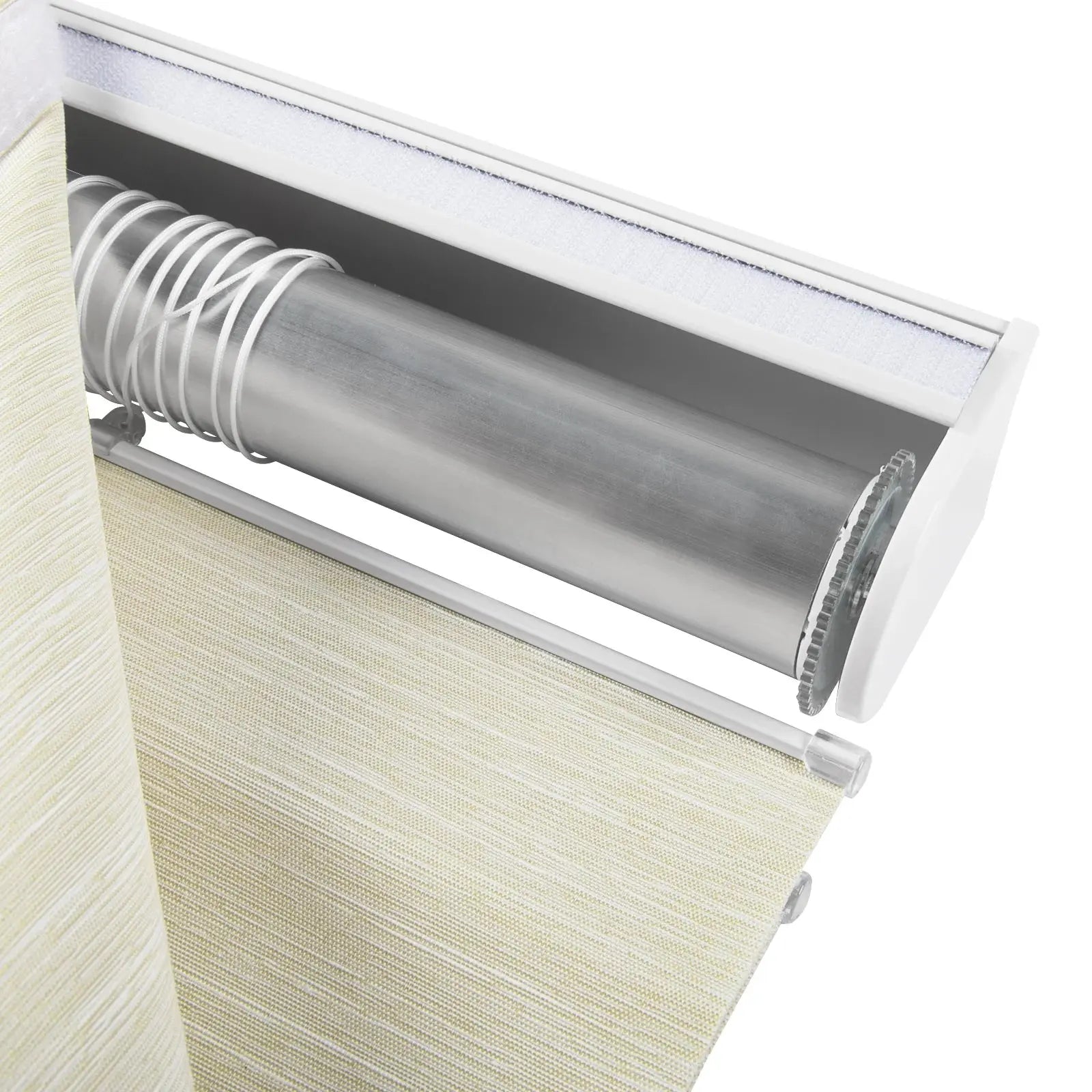 Alvin Motorized Sheer Room Darkening Roman Blind?-TWOPAGES
