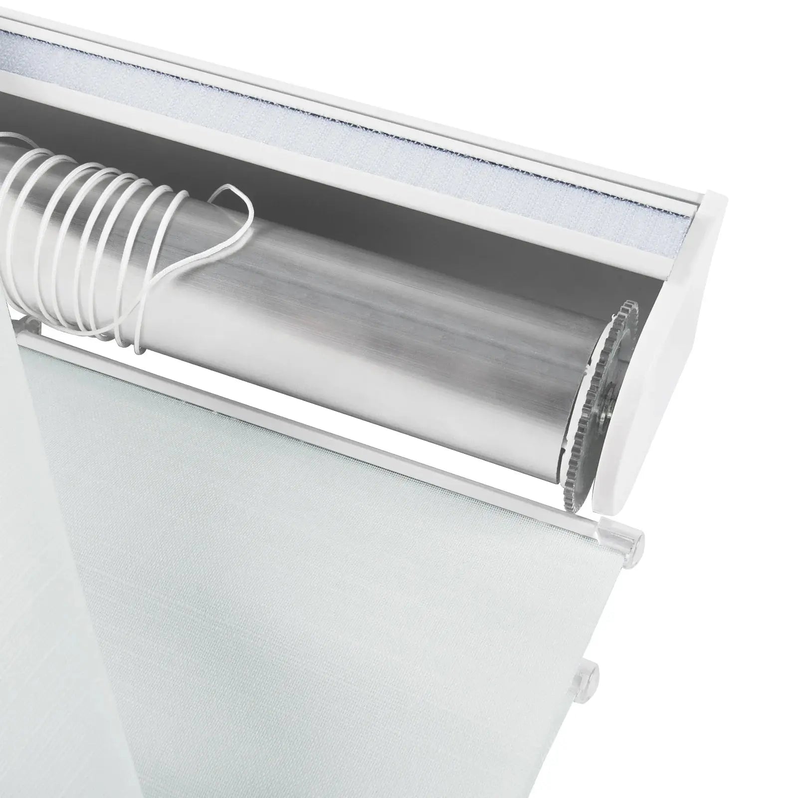 Alvin Motorized Sheer Room Darkening Roman Blind?-TWOPAGES