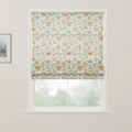 Holly Botanical Boho No-Drill Flat Fold Roman Blind Cordless