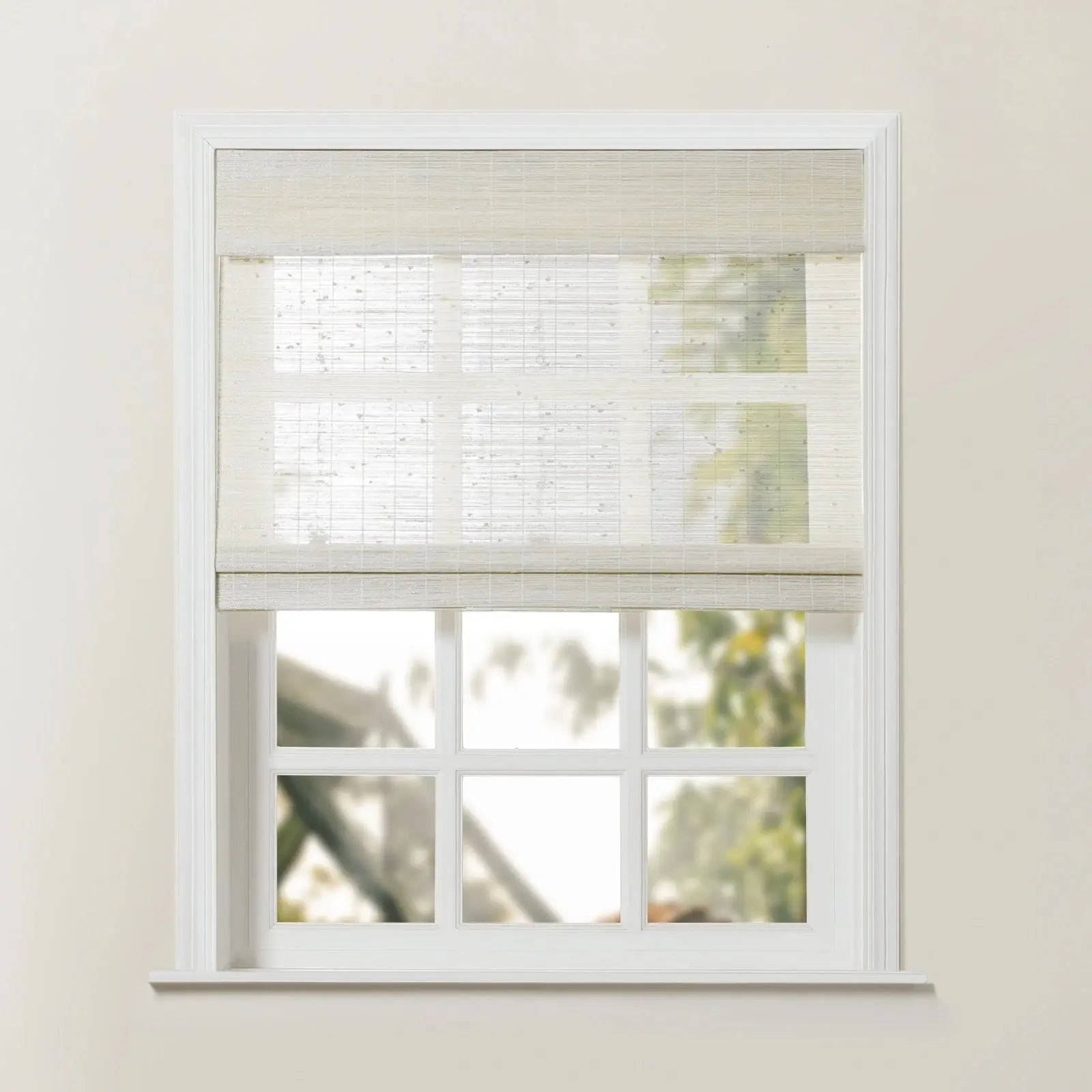 Rae Natural Ramie Jute Woven Wood Blinds - Series D-?-TWOPAGES CURTAINS