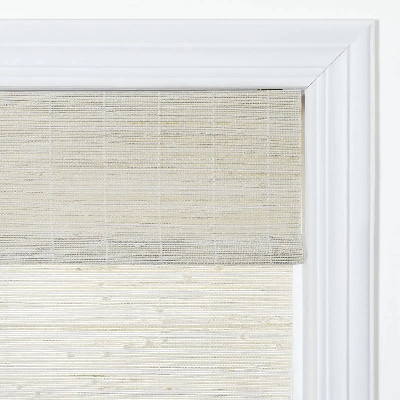 Rae Natural Ramie Jute Woven Wood Blinds - Series D-?-TWOPAGES CURTAINS