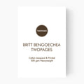 Britt Bengoechea X TWOPAGE Floral Print fabric colour and texture sample 4