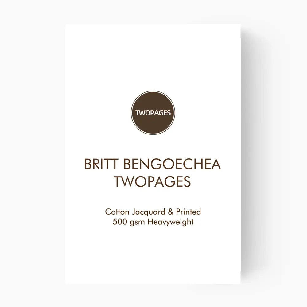 Britt Bengoechea X TWOPAGE Floral Print fabric colour and texture sample 4