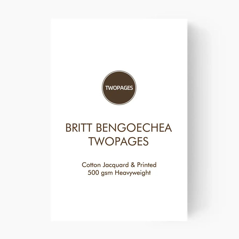 Britt Bengoechea X TWOPAGE Floral Print fabric colour and texture sample 4