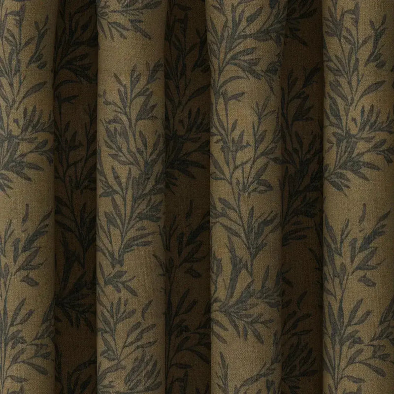 Sara Le Print Linen Drapery Pleated?-TWOPAGES