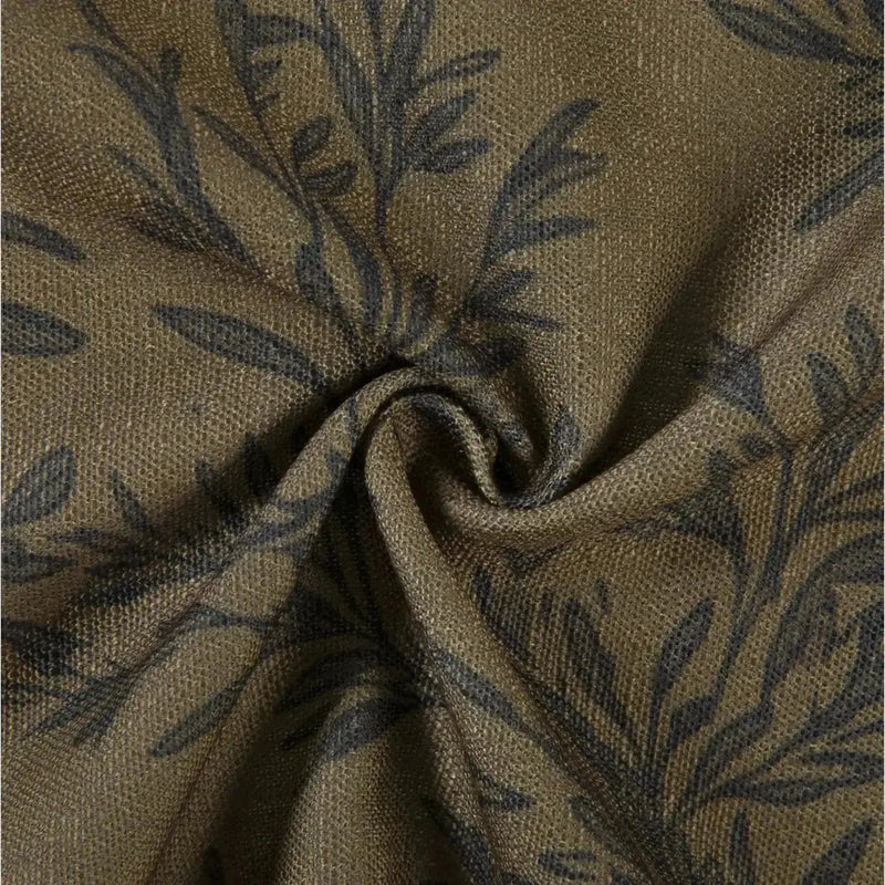 Sara Le Print Linen Pleated Cafe Curtains?-TWOPAGES