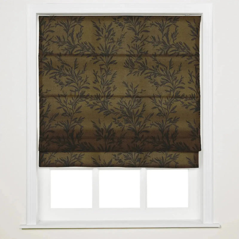 Sara Le Printed Roman Shade Cordless -TWOPAGES