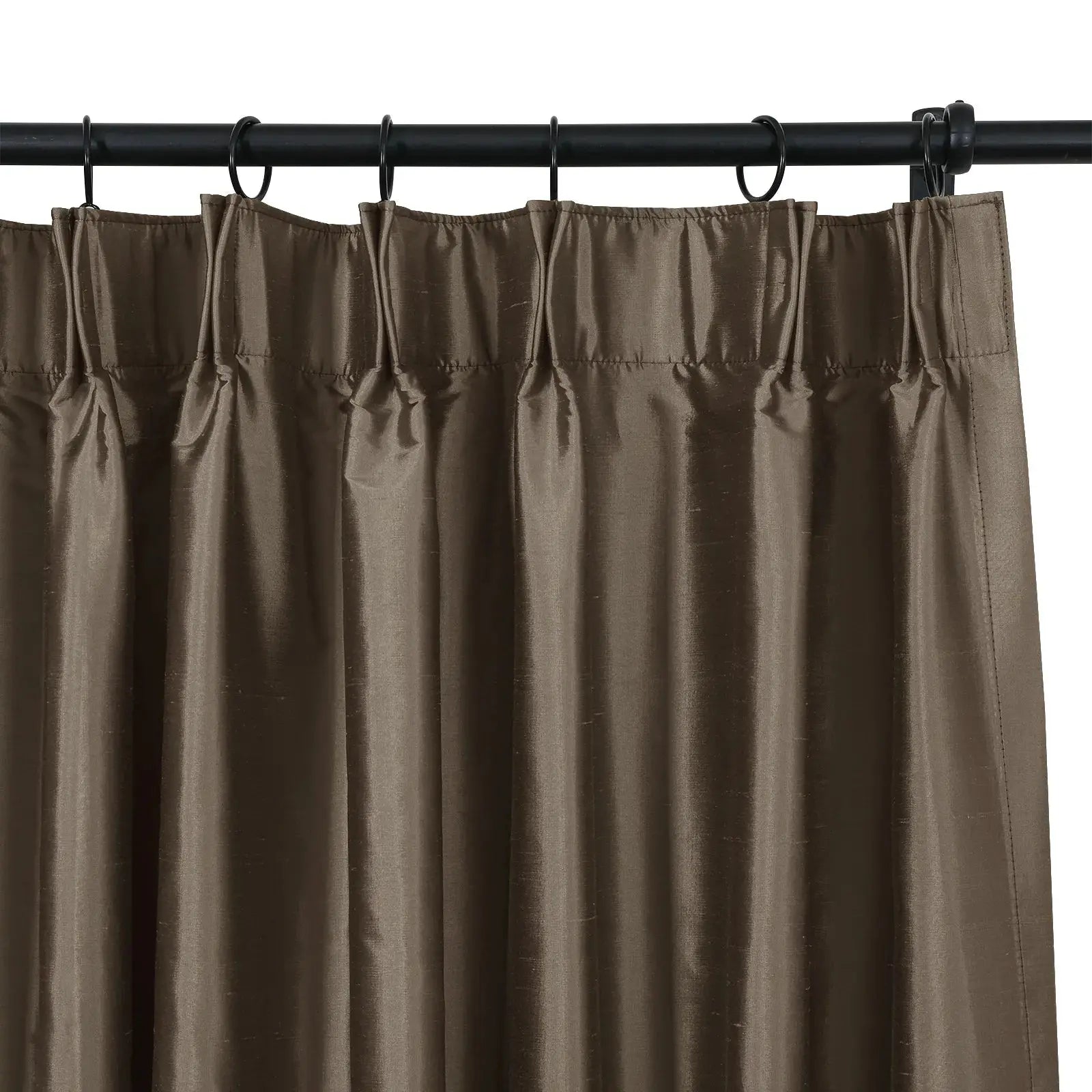 Selman Dupioni Silk Curtain Pleated-?-TWOPAGES