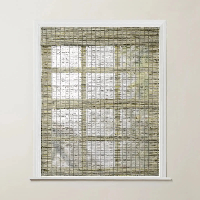 Rae Natural Ramie Jute Woven Wood Blinds - Series D-?-TWOPAGES CURTAINS