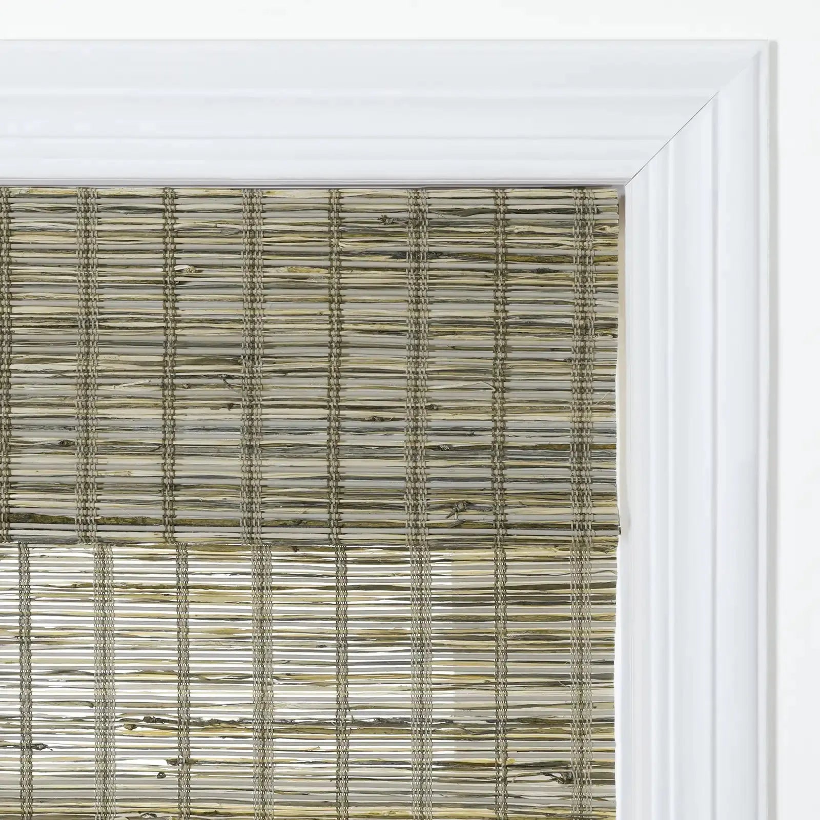 Rae Natural Ramie Jute Woven Wood Blinds - Series D-?-TWOPAGES CURTAINS