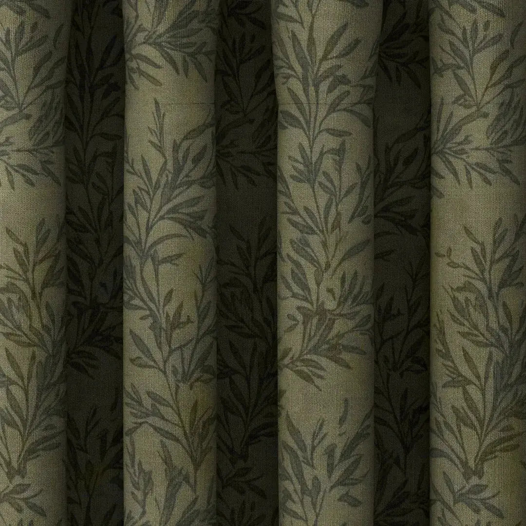 Sara Le Print Linen Drapery Pleated?-TWOPAGES