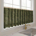 Sara Le Print Linen Pleated Cafe Curtains?-TWOPAGES