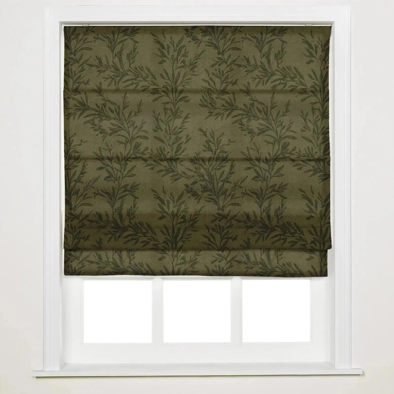 Sara Le Printed Roman Shade Cordless -TWOPAGES