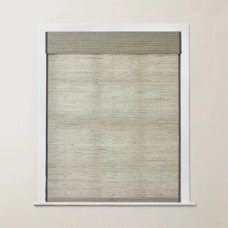 Rae Natural Ramie Flax Woven Wood Blinds - Series C-?-TWOPAGES CURTAINS