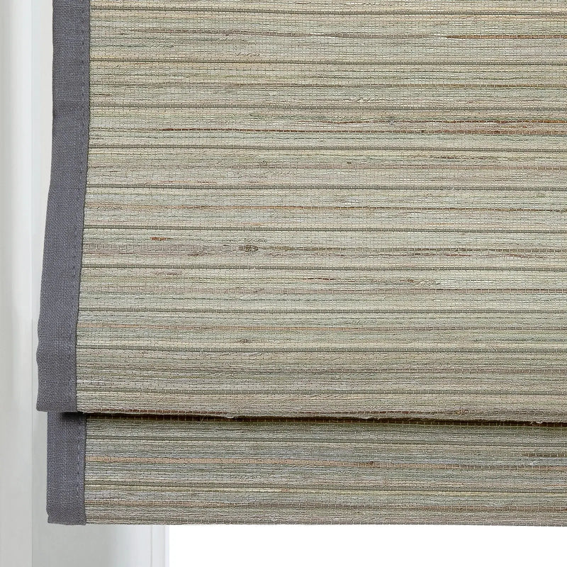 Rae Natural Ramie Flax Woven Wood Blinds - Series C-?-TWOPAGES CURTAINS