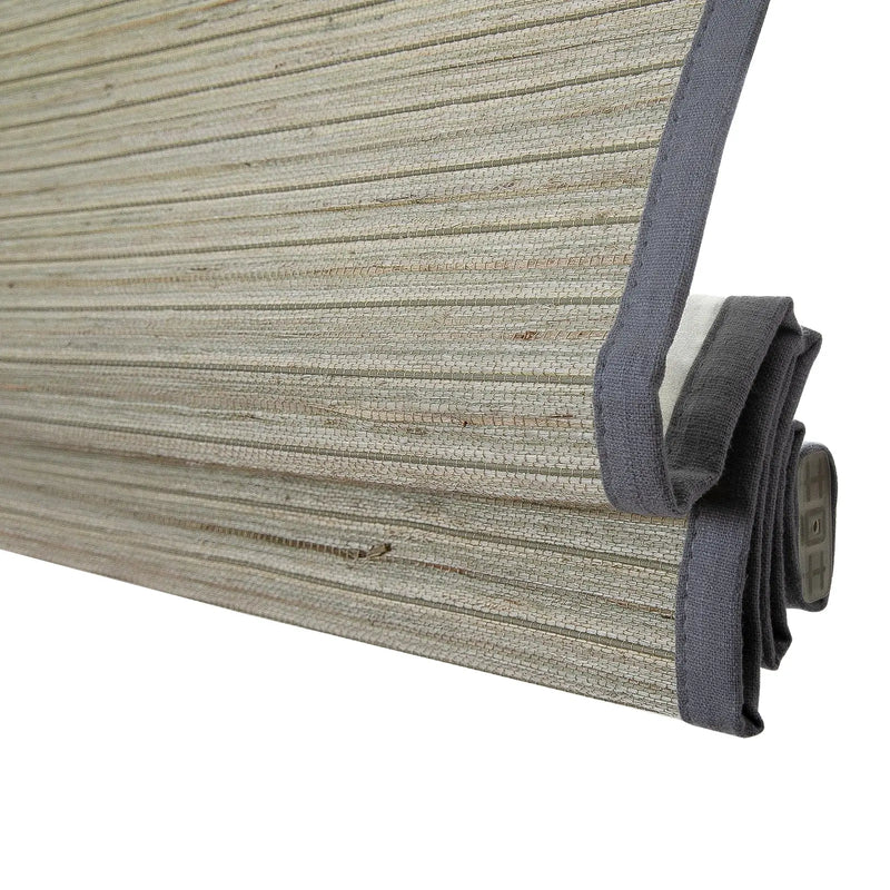 Rae Natural Ramie Flax Woven Wood Blinds - Series C-?-TWOPAGES CURTAINS