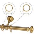 Arno Single Decorative Curtain Rod with Rings?-TWOPAGES