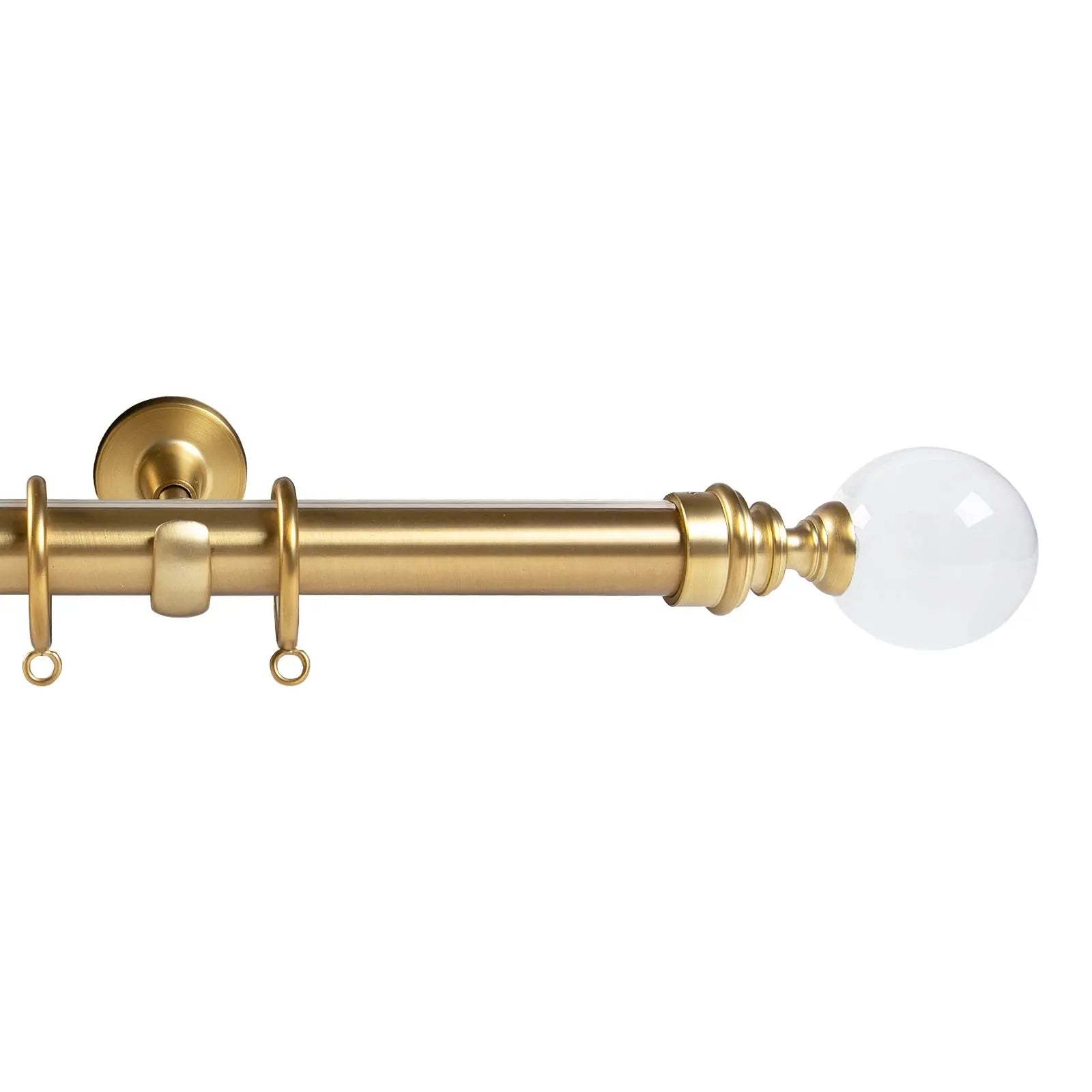 Arno Single Decorative Curtain Rod with Rings?-TWOPAGES
