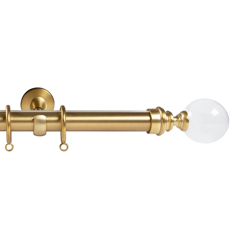 Arno Single Decorative Curtain Rod with Rings?-TWOPAGES
