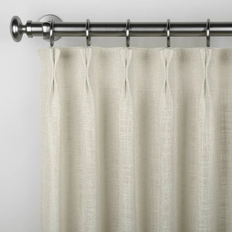 Arno Single Decorative Curtain Rod with Rings-?-TWOPAGES