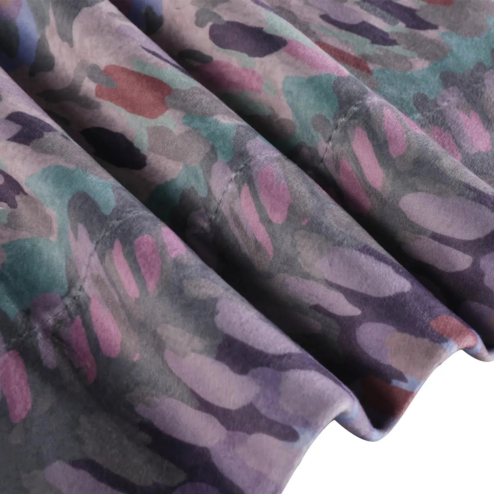 Amy Switzer Printed Velvet Pleated Drapery -TWOPAGES
