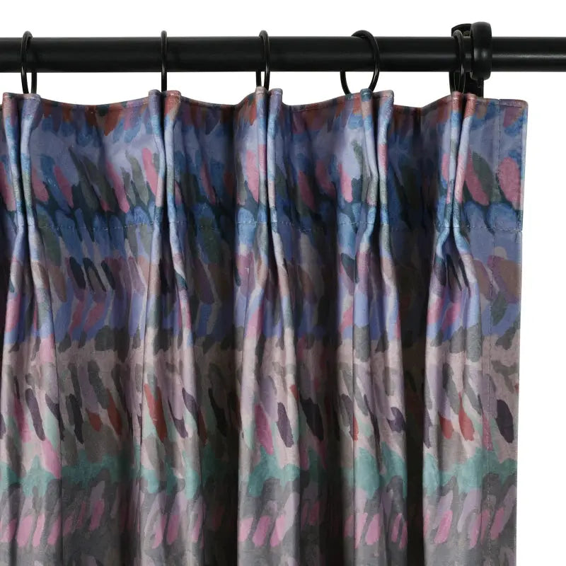 Amy Switzer Velvet Pleated Drapery -TWOPAGES