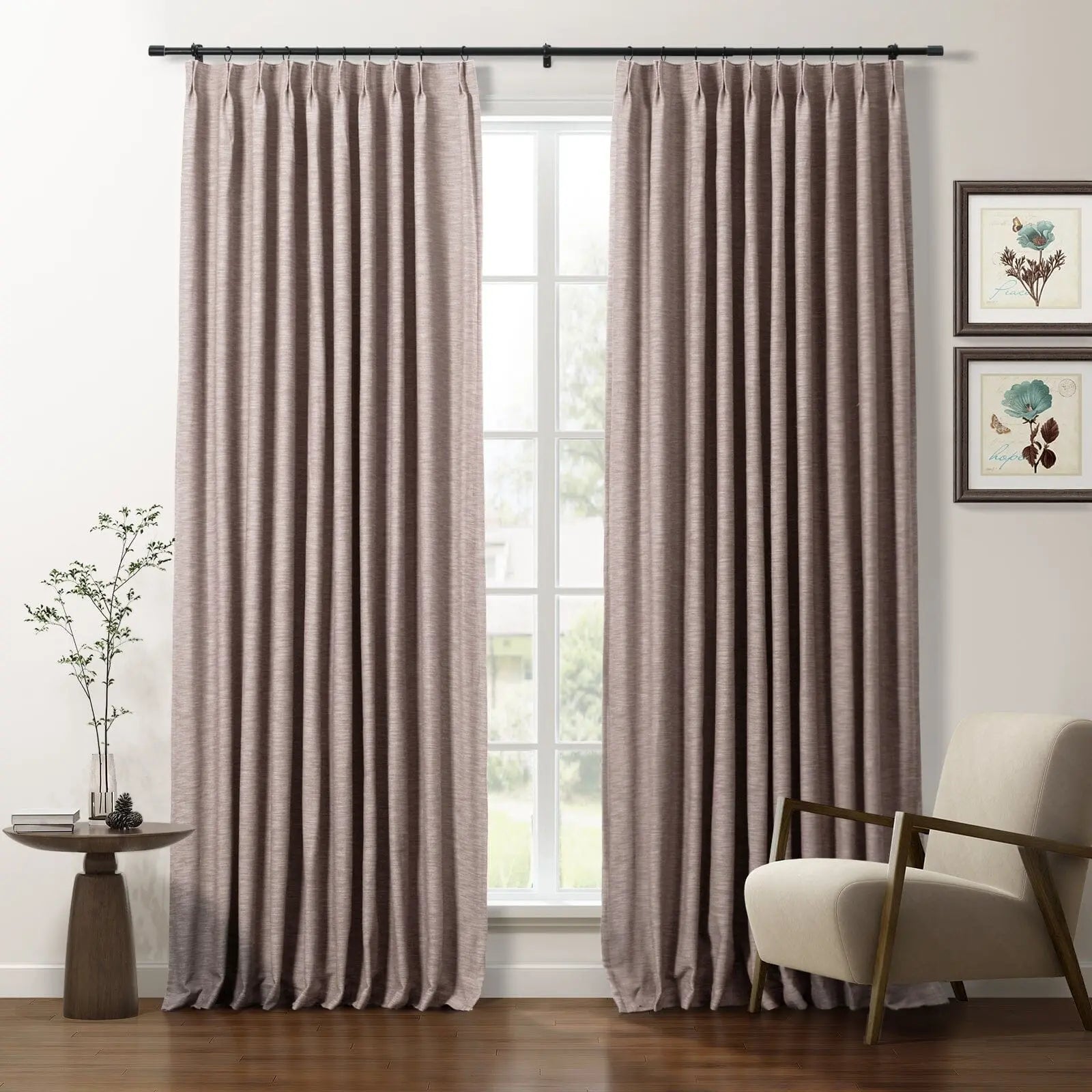 Cotton Blend Drapery Pleated | Cloe TWOPAGES