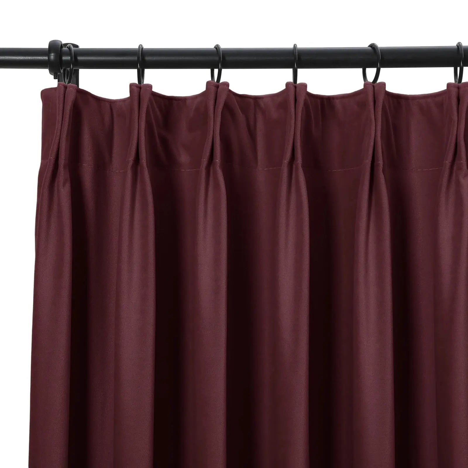 Tavis Premium Velvet Curtain Pleated-?-TWOPAGES