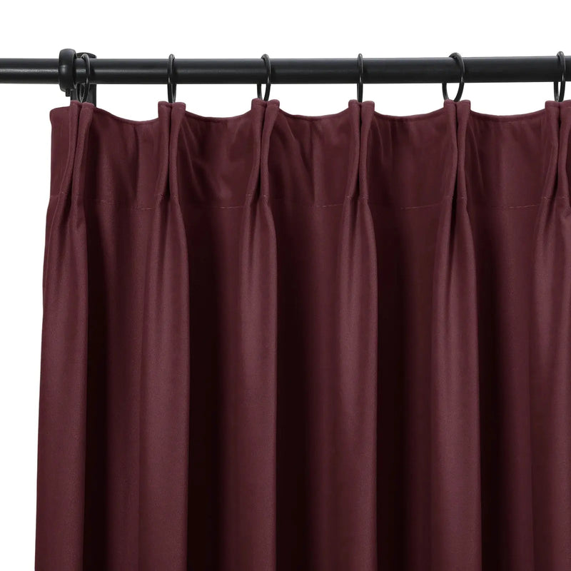 Tavis Premium Velvet Curtain Pleated-?-TWOPAGES