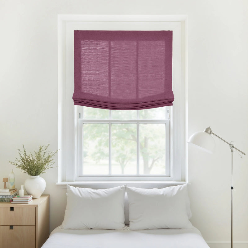 Liz Linen Relaxed Roman Blind Cord Lift