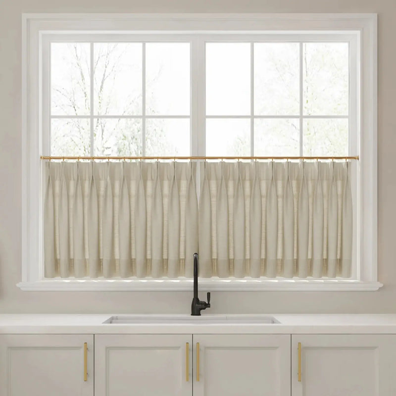 Liz Linen Pleated Cafe Curtains?-TWOPAGES
