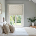 Custom Flat Fold Roman Shade Cordless -TWOPAGES