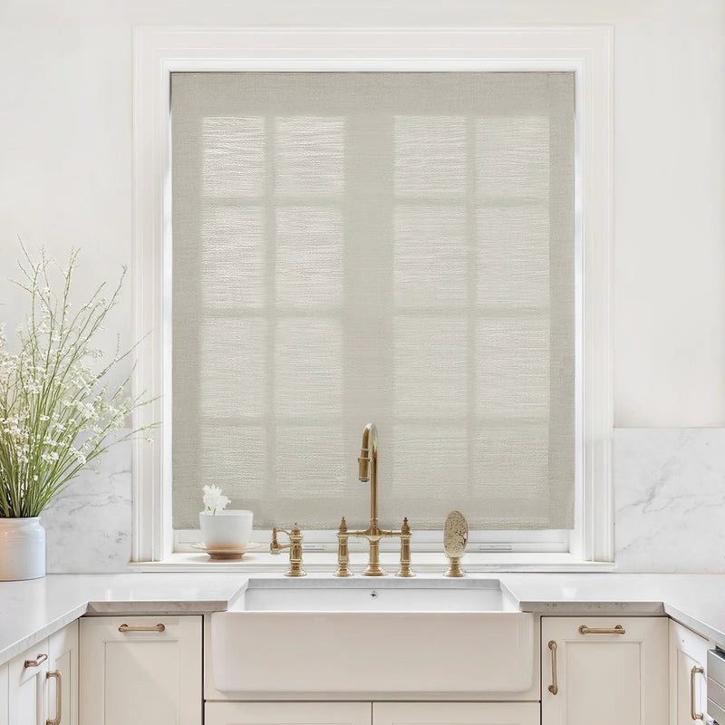 Liz Linen Relaxed Roman Blind Cord Lift