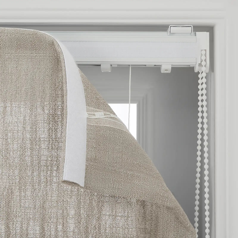 Liz Linen Flat Roman Blind Cord Lift