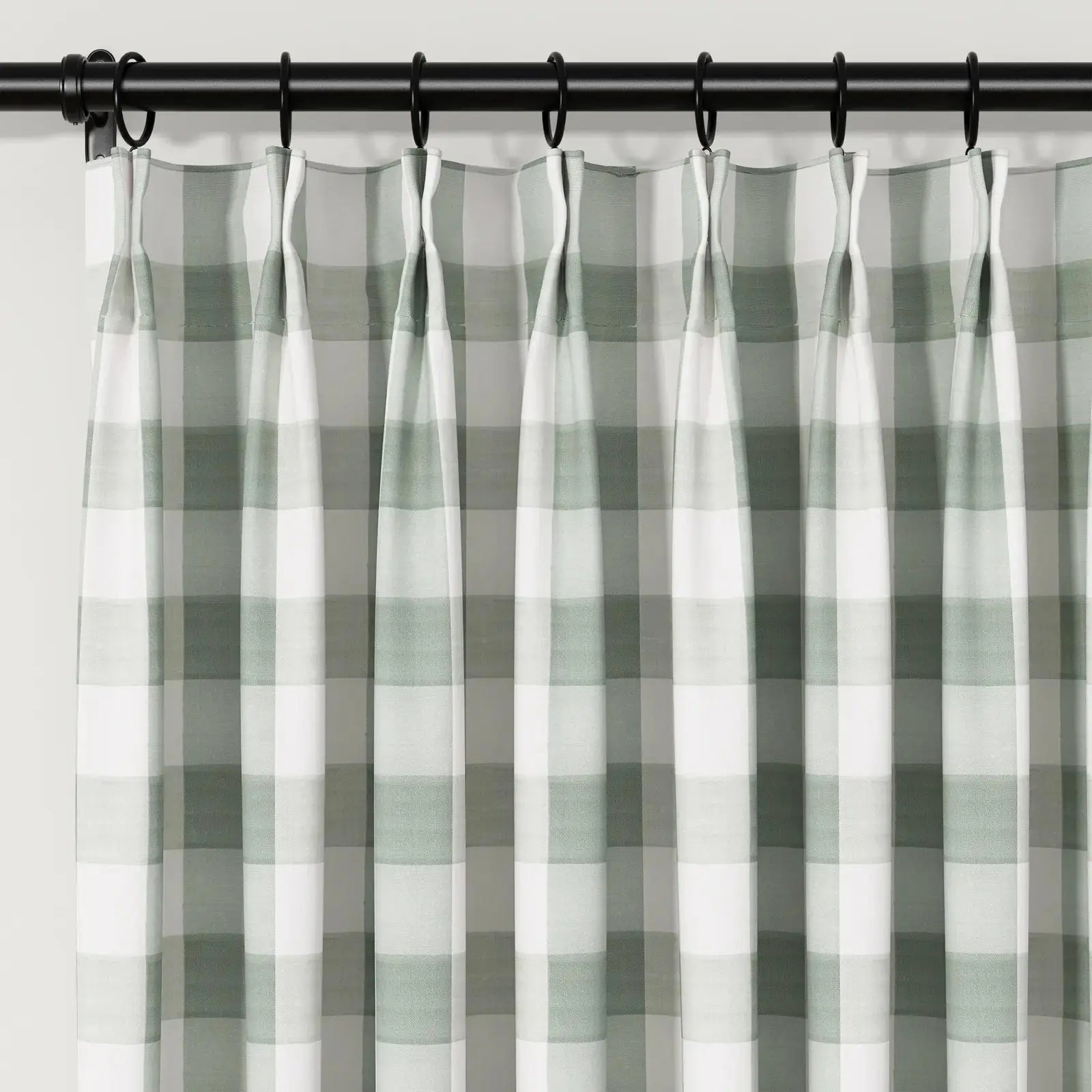 Celia Striped Plaid Cafe Curtain?-TWOPAGES