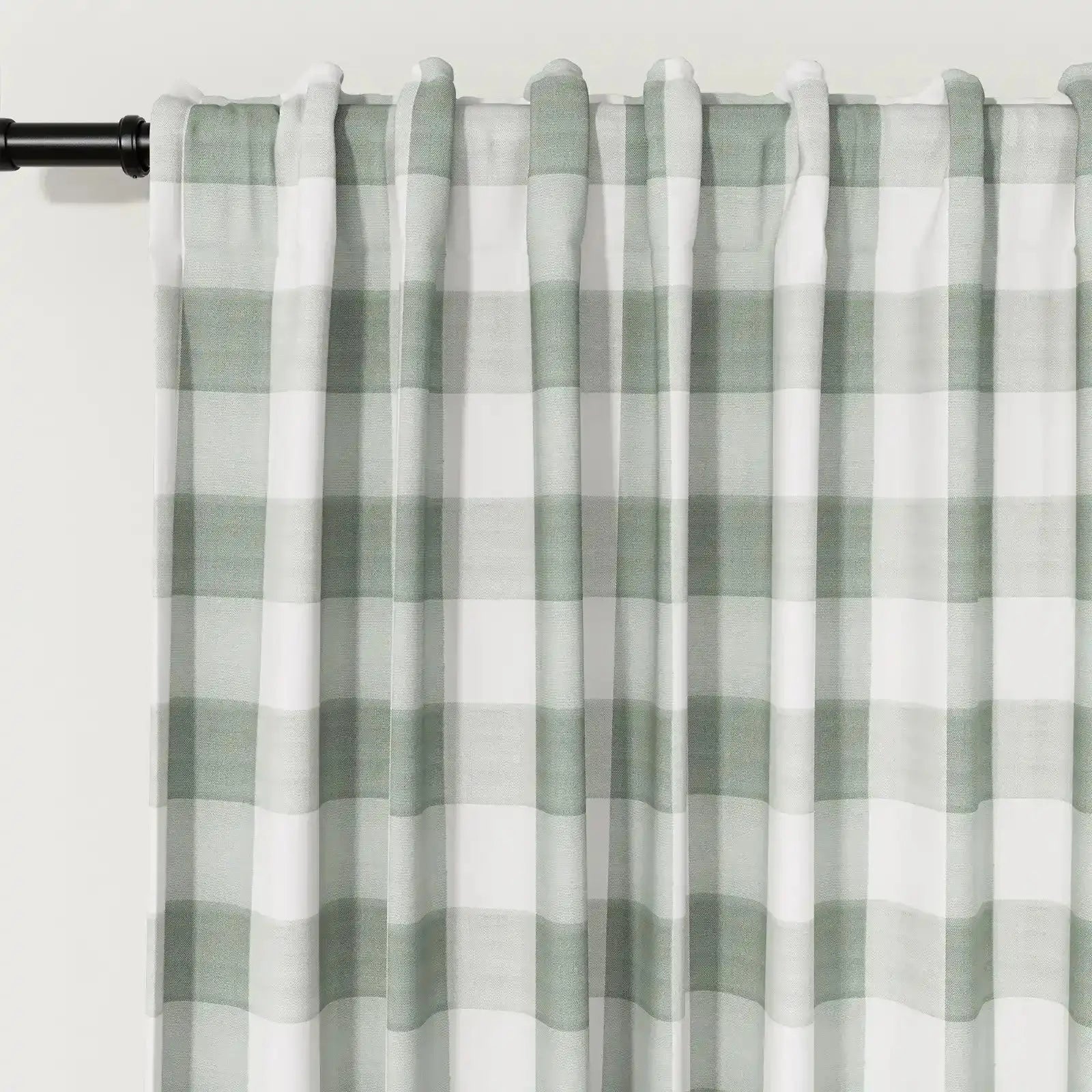 Celia Striped Plaid Cafe Curtain?-TWOPAGES
