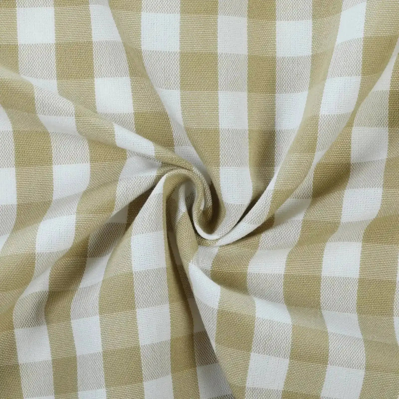 Celia Striped Plaid Cafe Curtain?-TWOPAGES