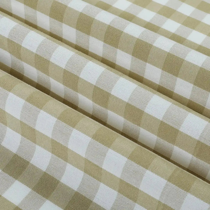 Celia Striped Plaid Cafe Curtain?-TWOPAGES