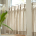 Celia Striped Plaid Cafe Curtain?-TWOPAGES
