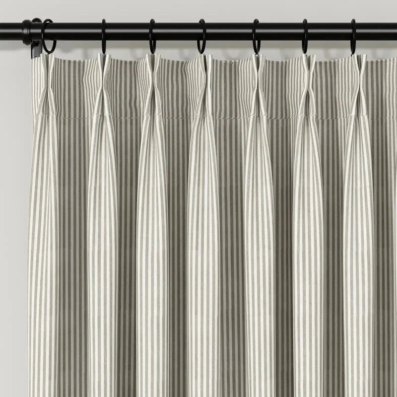 Celia Striped Plaid Curtain?-TWOPAGES